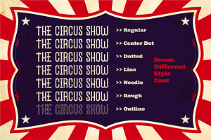 The Circus Show - Display Font