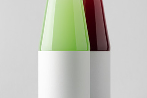 Juice bottle mockup JPEG, a Food & Drink Photo by Shablon