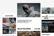 Axure - Portfolio & Agency Figma UI, an UI Kit Template by TNCFlow (Thumbnail 1 of 5)