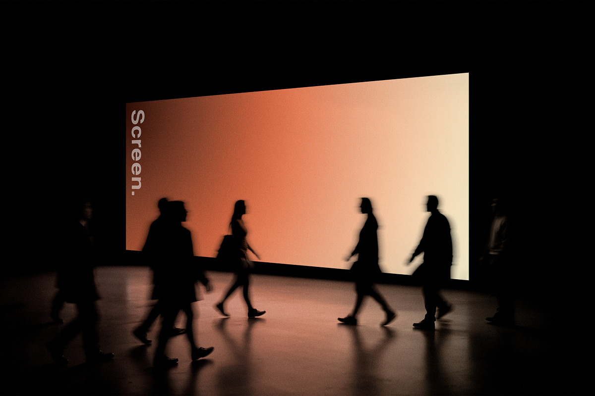 21:9 Event Screen Mockup, an Advertising Mockup by Design Squad (Photo 1 of 4)