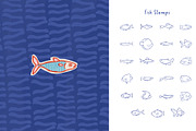 Whimsy Fish Creator for Procreate, a Brush Add-On by Pencil Twist (Thumbnail 2 of 10)