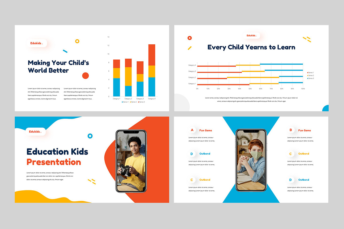 Education Kids Google Slides, a Presentation Template by rgbryand