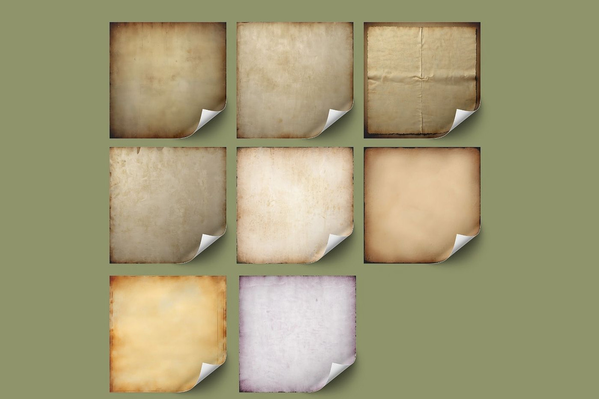 44 Old Paper Vintage Textures, a Background Graphic by UniqueMe (Photo 6 of 14)