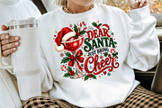 Dear Santa Just Bring Cheer PNG, a Seasonal Illustration by Creative Art (Thumbnail 3 of 3)