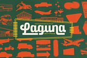Laguna Vintage Collection, a Sans Serif Font by Aiyari (Thumbnail 12 of 19)