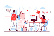 Flat Line Web Illustrations, a Templates & Theme by alexdndz (Thumbnail 23 of 25)