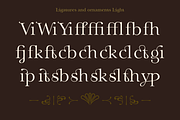 Anges - stylistic Art Nouveau font, a Serif Font by TypeFaith Fonts (Thumbnail 6 of 13)