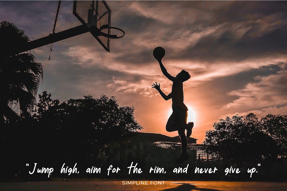 Simpline - Just Simple Handwritten, a Handwritten Font by TrimStudio (Photo 6 of 8)