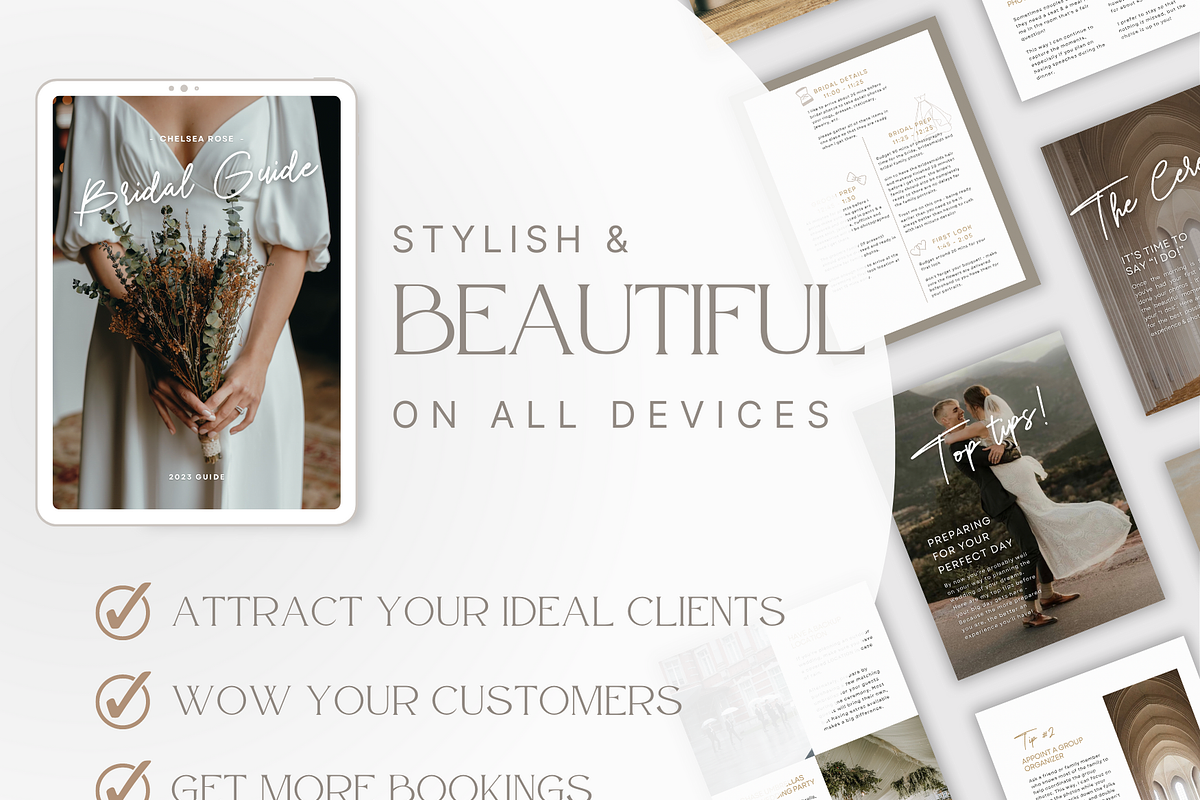 CLASSIC Bride Photography Guide, a Magazine Template by Signature Edits (Photo 8 of 10)