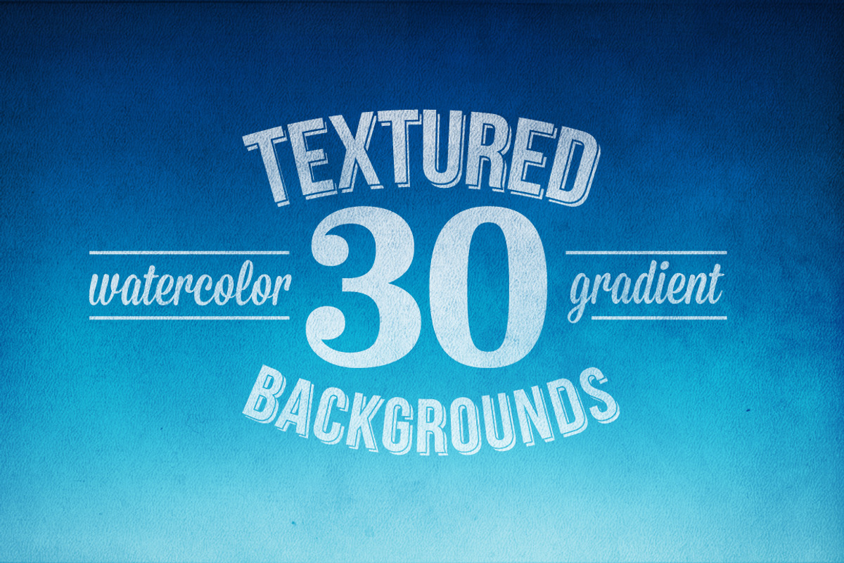 30 Flat Watercolor Textures