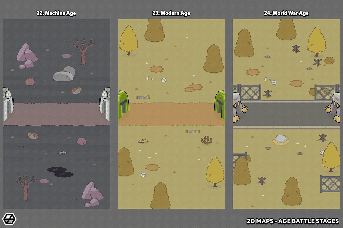 2D Maps - Age Battle Stages, a Background Graphic by LAYERLAB (Photo 13 of 17)