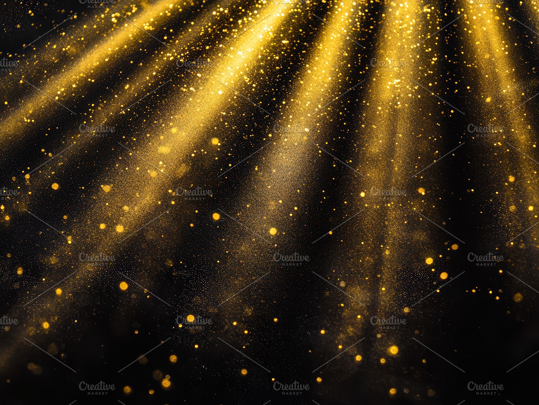 Abstract Golden Light Rays & Sparkle, a Background Photo by Virgo Studio