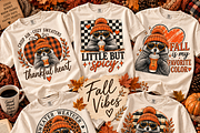 Fall Raccoon 16 PNG Cute Designs, an Animal Illustration by ElDesignState (Thumbnail 4 of 21)