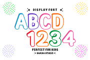 Outline Shadow - Playful Kids Font, a Sans Serif Font by Sahira Studio (Thumbnail 4 of 4)