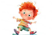 Cartoon children outdoors activities, a Person Illustration by Bubert Art (Thumbnail 4 of 7)