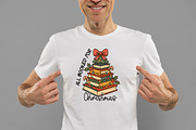 Christmas All Booked for Christmas, an Illustration by Daily.Designs (Thumbnail 2 of 5)