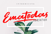 Ematodas, a Script Font by Subqi Std (Thumbnail 1 of 8)