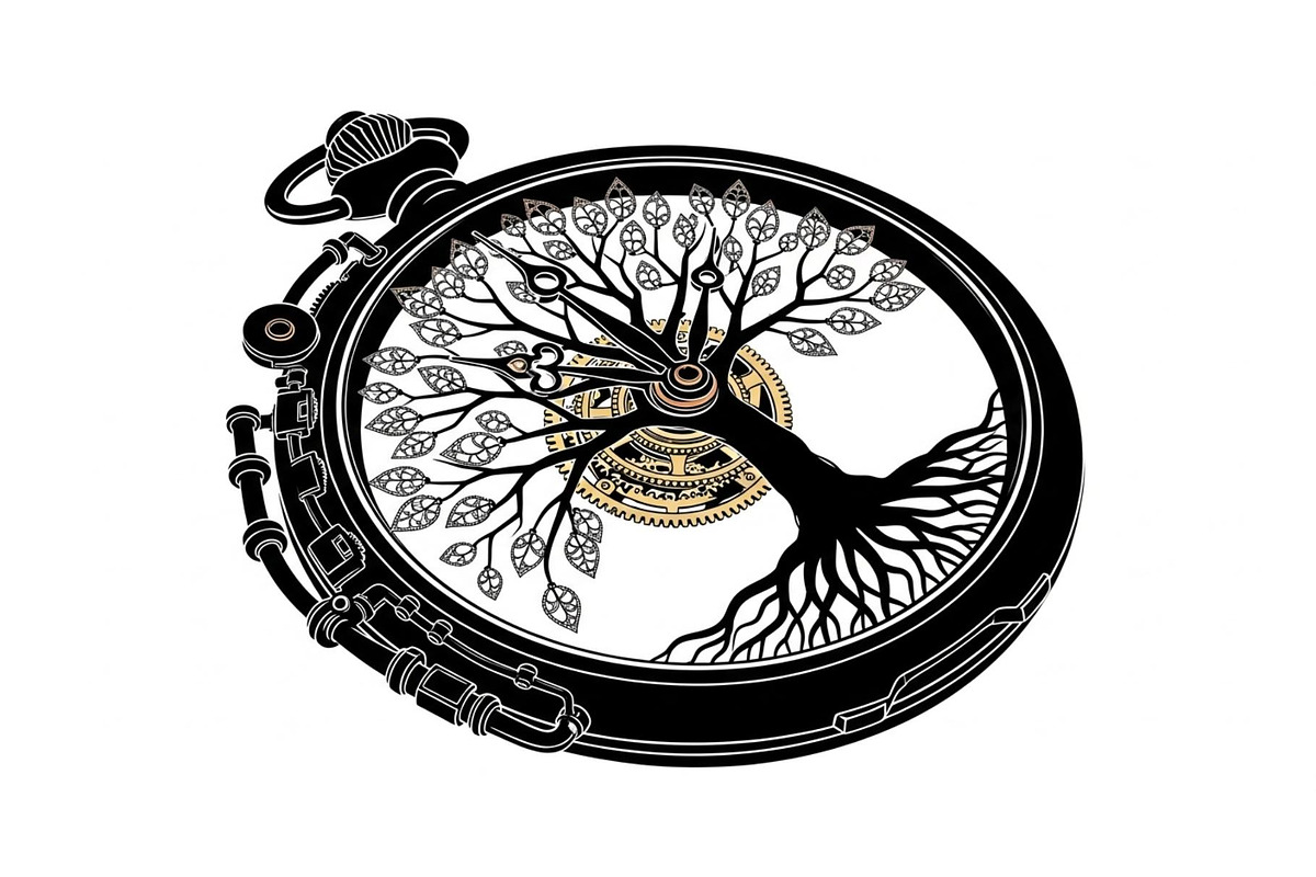 Steampunk Tree of Life Symbol Bundle, an Illustration by yasushie (Photo 19 of 31)