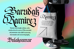 Spirit Fractura Modern Blackletter