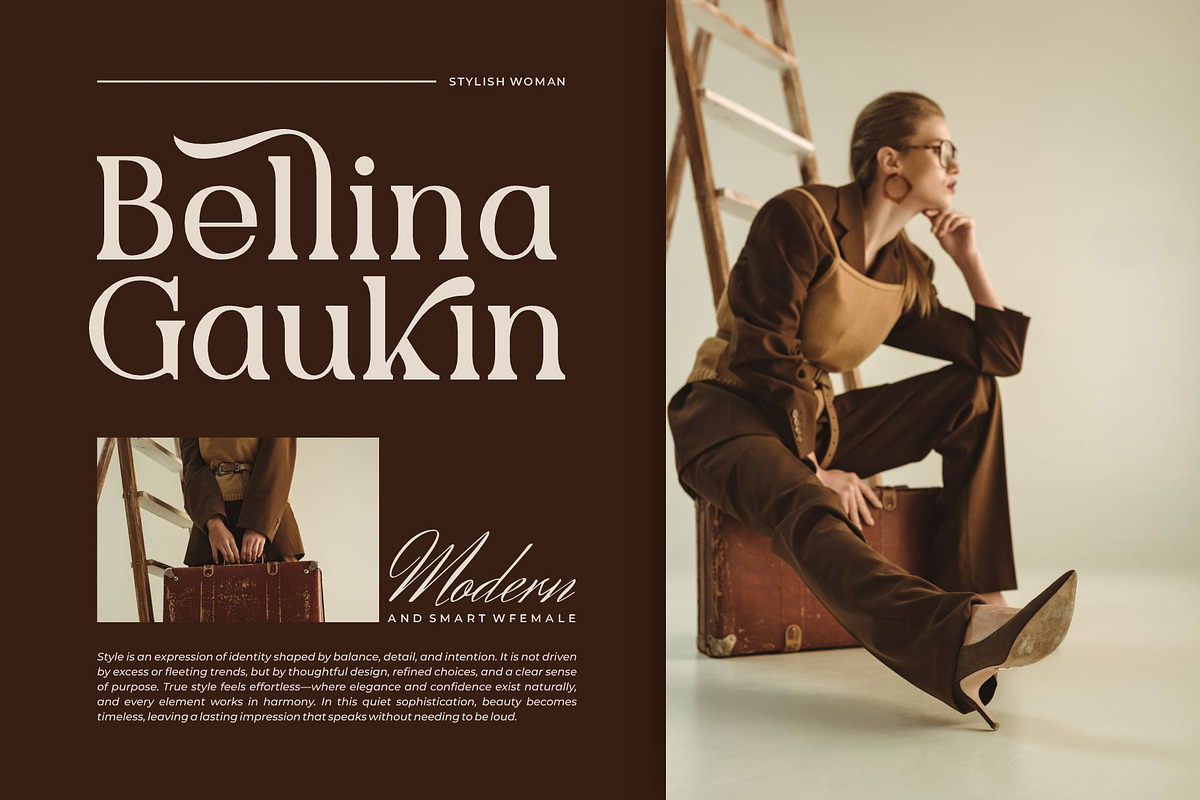 Qliesya || Modern Elegant Serif Font, a Serif Font by Ermedia Studio (Photo 8 of 10)
