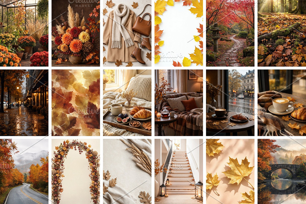 Cozy Fall / Autumn Background Bundle, a Background Photo by Selenique Studio (Photo 7 of 11)