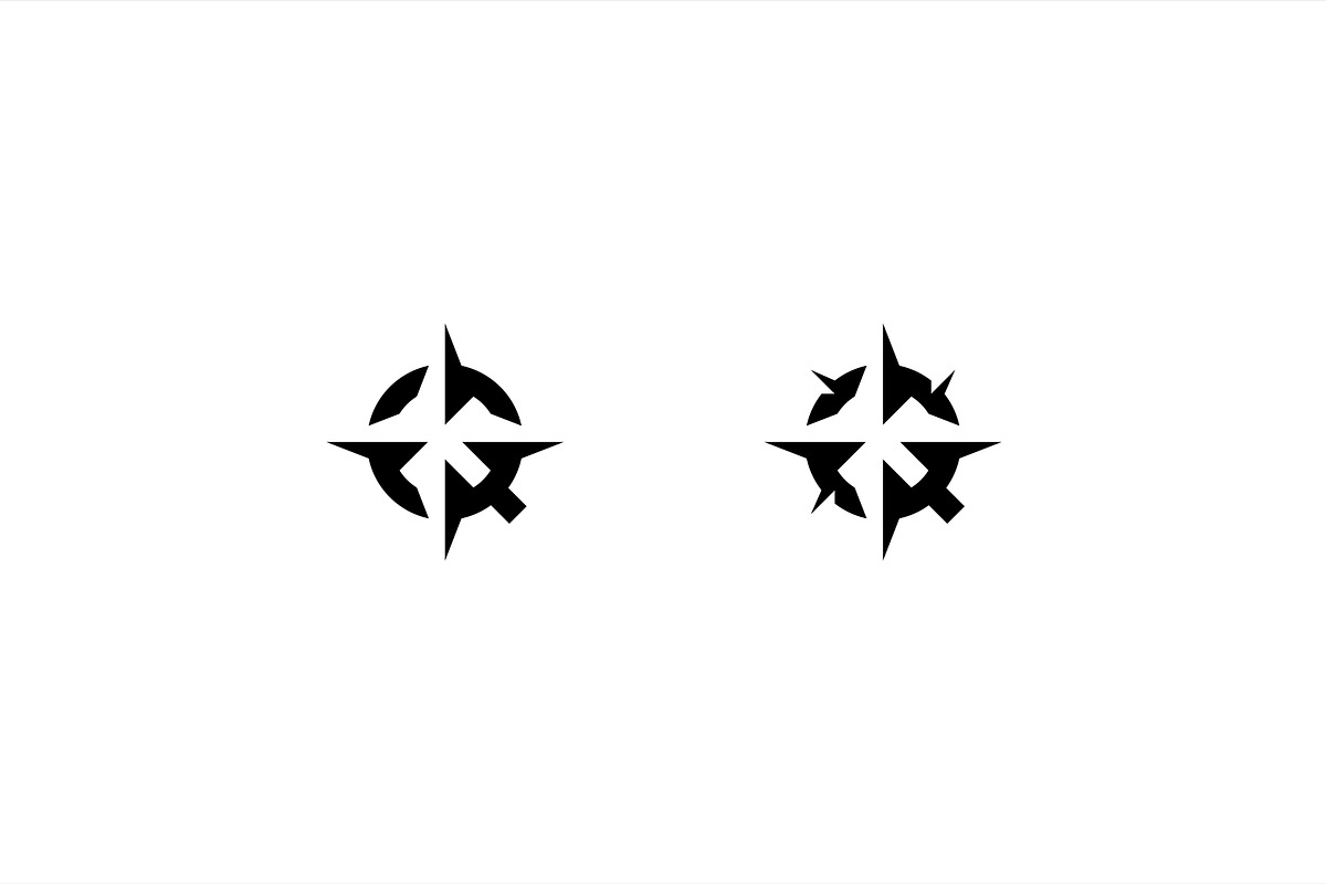 Q compass logo template., a Branding & Logo Template by Anton Akhmatov (Photo 2 of 3)