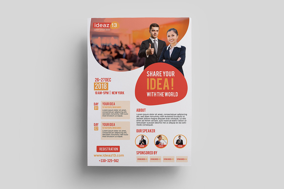 Conference Corporate Flyer, a Flyer Template by ideaz_sabbir (Photo 4 of 4)