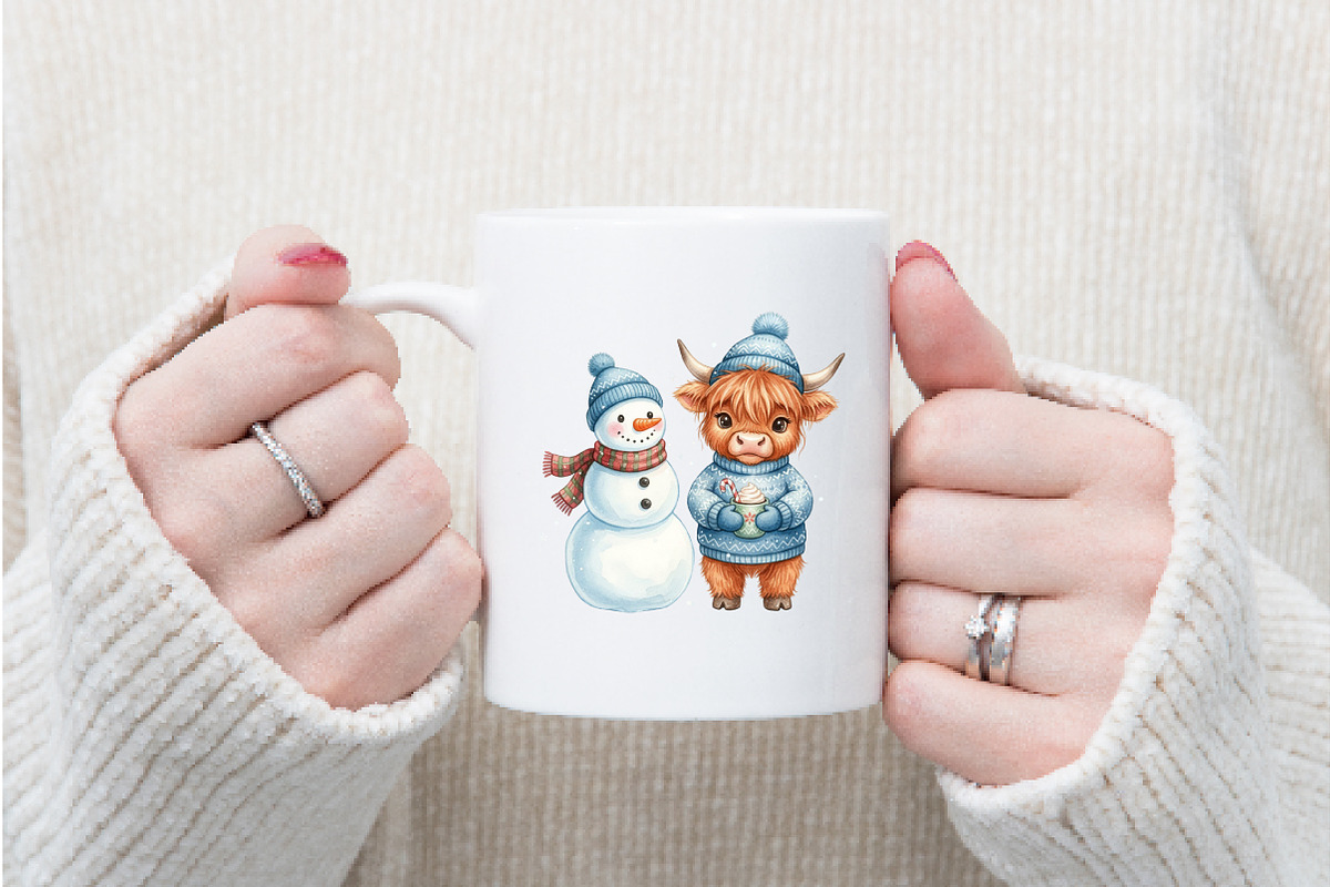 Christmas Png, Sublimation Design, an Illustration by Watercolor design (Photo 5 of 6)