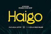 Haigo, a Sans Serif Font by twinstd (Thumbnail 1 of 11)
