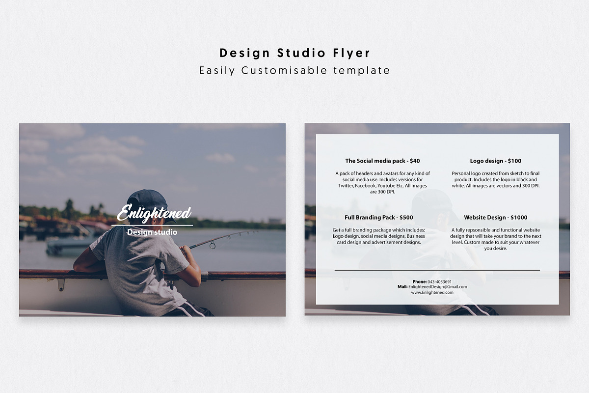 Postcard Flyer Templates, a Marketing Template by Sphere (Photo 5 of 5)