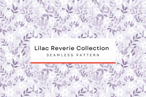 Lilac Seamless Pattern, Lilac Floral