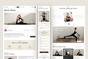 Pilates Studio Website UI Figma, an UI Kit Template by peterdraw (Thumbnail 3 of 7)