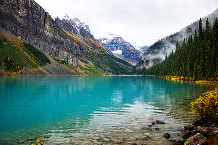 Lake Louise, Alberta Canada in Fall