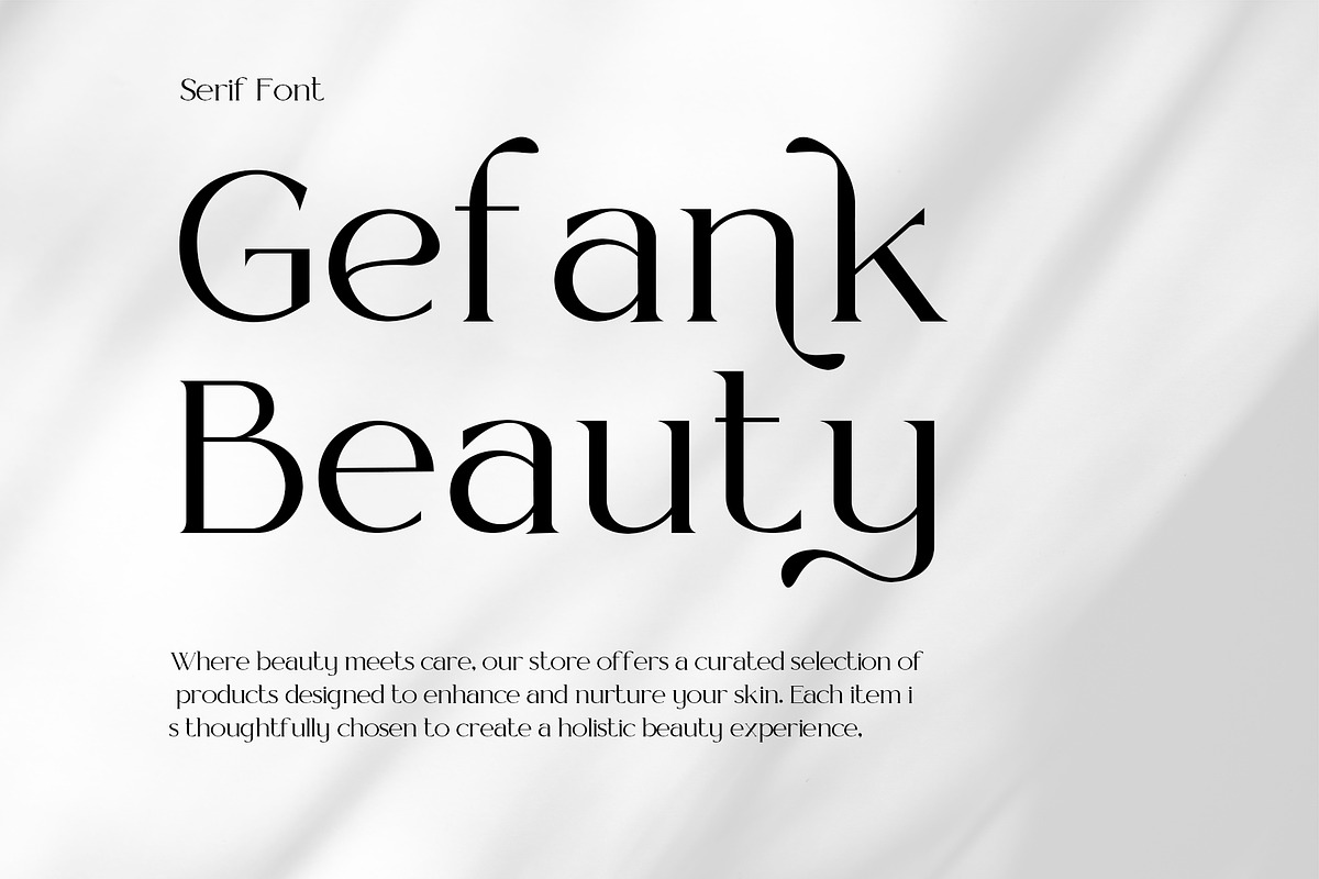 Manrog Modern Ligature Typeface, a Serif Font by BOOSH Studio (Photo 2 of 5)