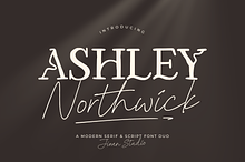 Ashley Northwick - A Modern Font Duo