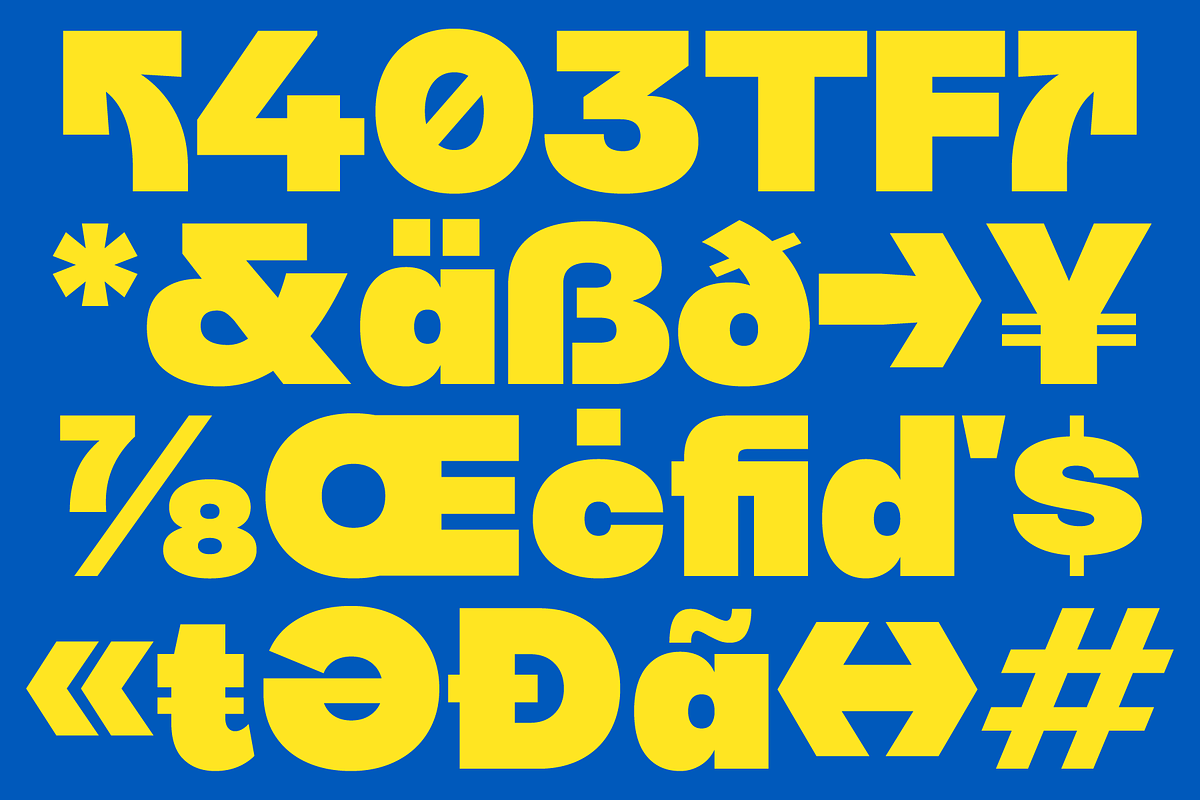 403 Glach Sans, a Sans Serif Font by 403 Type Foundry (Photo 3 of 15)
