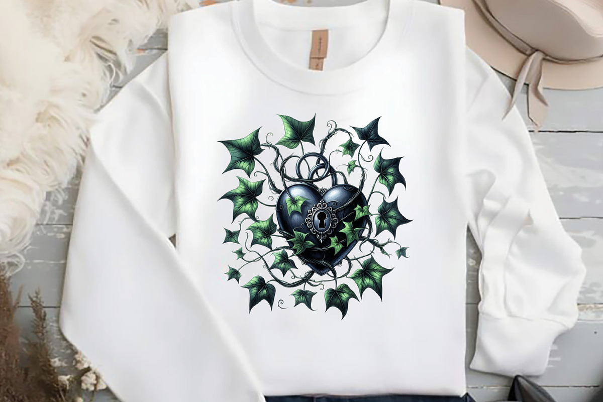 Gothic Spring Sublimation Clipart, an Illustration by DreamCafeArt (Photo 4 of 5)