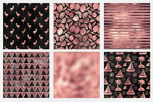 Rose Gold Summer Digital Paper