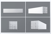 40ft Dry Van Container Mock-up, a Cups & Container Mockup by DesignRushMarket (Thumbnail 2 of 5)