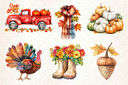 Fall Autumn Sublimation Clipart, an Illustration by Dream Creation (Thumbnail 2 of 6)