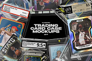 Trading Card Case Mockups, an Object Graphic by FLYERWRK (Thumbnail 1 of 13)