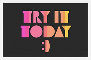 Classic Geometry - Display Font, a Sans Serif Font by Suolahti Type (Thumbnail 6 of 6)