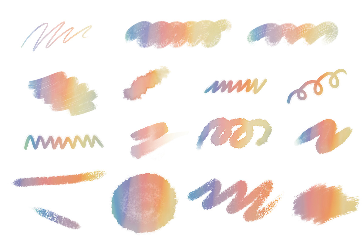 Blurry Pastel shapes and backgrounds, a Background Graphic by YifeiFang (Photo 5 of 9)