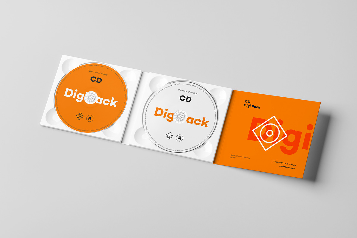 CD Digi Pack Mock-up 8, a Packaging Mockup by Yogurt86 (Photo 7 of 10)