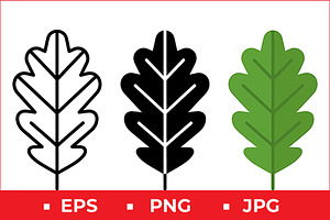Leaf Vector Icons, a Solid Icon by Artonix