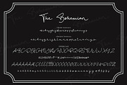The Bohemian 2 Signature Font UPDATE, a Font by alphArtype (Thumbnail 9 of 10)