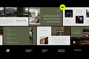 Interior Designer Portfolio GSL, a Presentation Template by Neermana (Thumbnail 1 of 4)