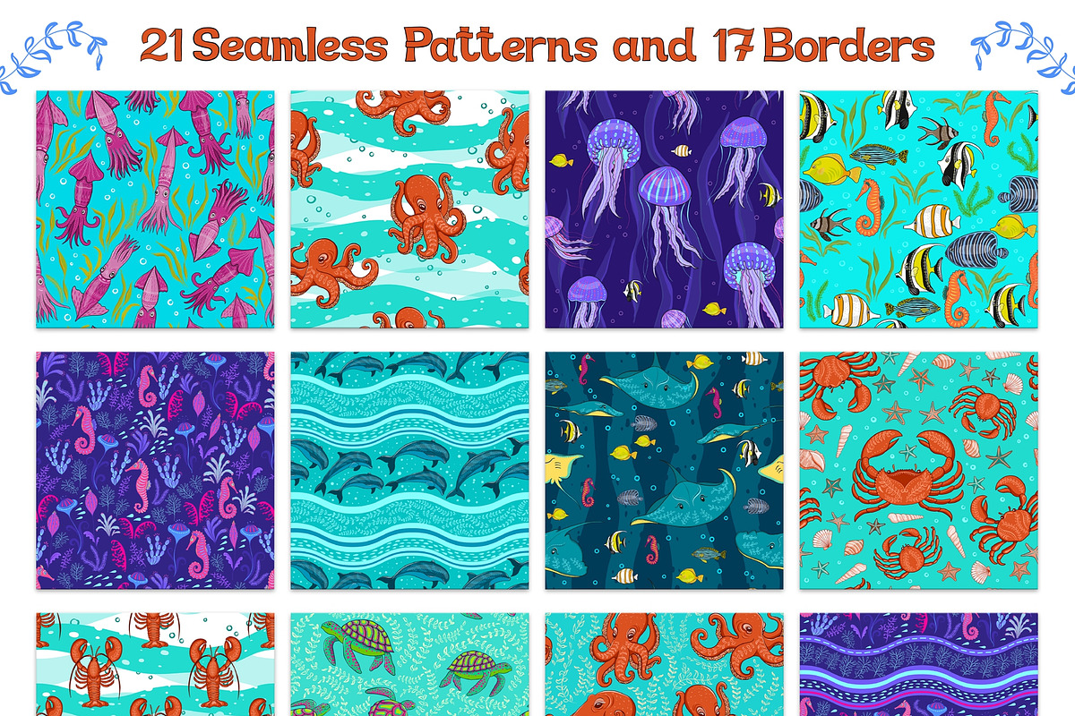 SEA CREATURES, an Animal Illustration by Irina Skaska (Photo 4 of 12)