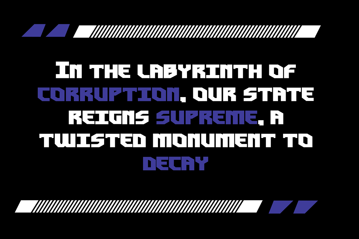 Jackdawn - Machine Display Font, a Sans Serif Font by Mofr 24 (Photo 5 of 8)