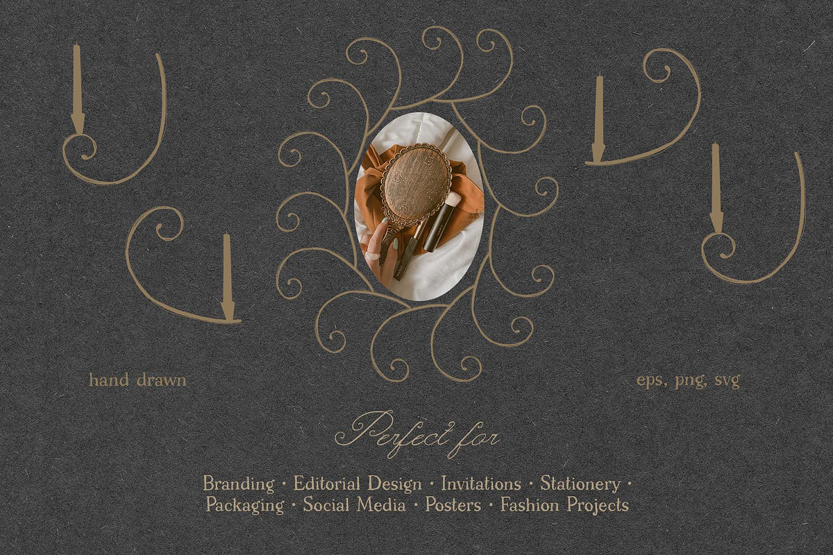 Flourish – Vintage Ornamental Frames, an Object Graphic by DigARTbyHavroshka (Photo 8 of 12)